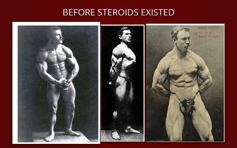 Images of bodybuilders before steroids existed